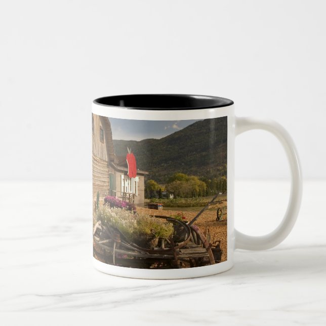 CANADA, British Columbia, Enderby. Logbuch Zweifarbige Tasse (Rechts)