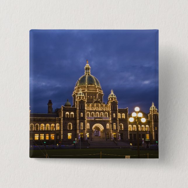 CANADA, British Columbia, Victoria. Abend Button (Vorderseite)