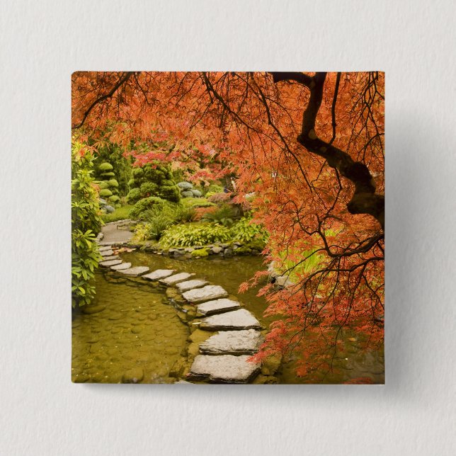 CANADA, British Columbia, Victoria.Herbst Button (Vorderseite)