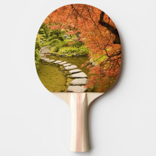 CANADA, British Columbia, Victoria.Herbst Tischtennis Schläger