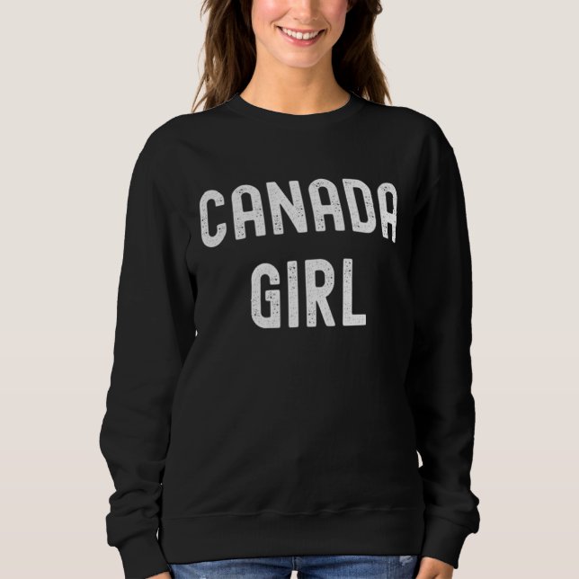 Canada   Canada Girl Sweatshirt (Vorderseite)