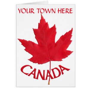 Canada Cards Canada Flag Grußkarten Custom
