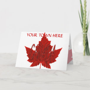 Canada Cards Canada Flag Grußkarten Custom Karte