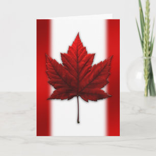 Canada Cards Canada Flag Grußkarten Custom Karte
