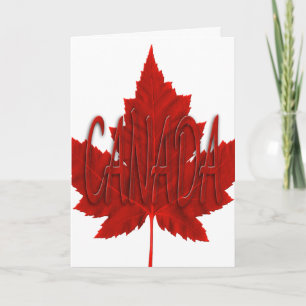 Canada Cards Canada Flag Grußkarten Custom Karte