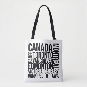 Canada Cities Word Art - Toronto Travel
