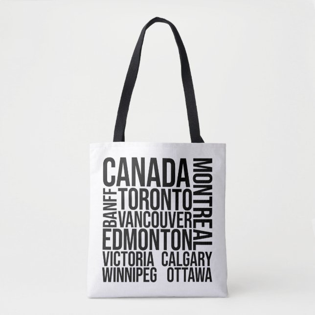 Canada Cities Word Art - Toronto Travel (Vorderseite)