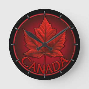 Canada Clock Canada Souvenir Wall Clocks & Gifts Runde Wanduhr