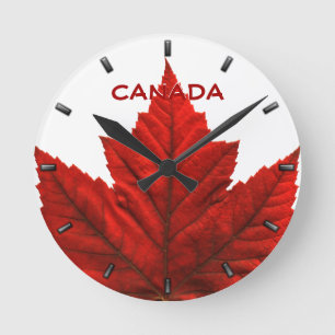 Canada Clock Canada Souvenir Wall Clocks & Gifts Runde Wanduhr