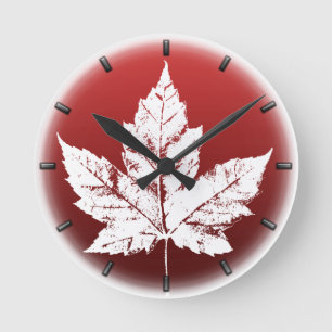Canada Clock Cool Canada Souvenir Wall Clocks Gift Runde Wanduhr