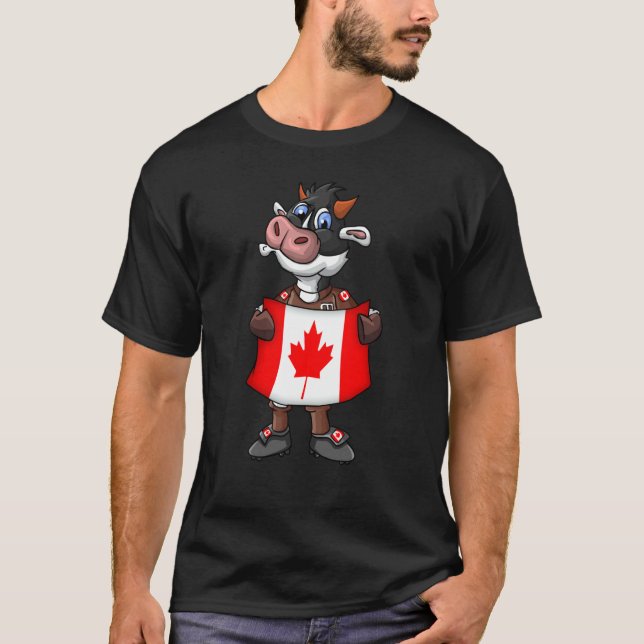 Canada Cow Fan T-Shirt (Vorderseite)