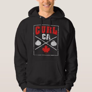 Canada Curling Team Canadian Curler Player Winter Hoodie