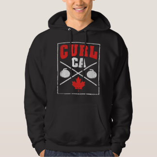 Canada Curling Team Canadian Curler Player Winter Hoodie