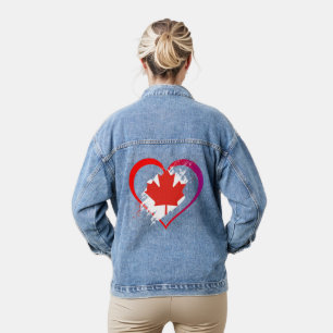 Canada Day Denim Jacket Jeansjacke