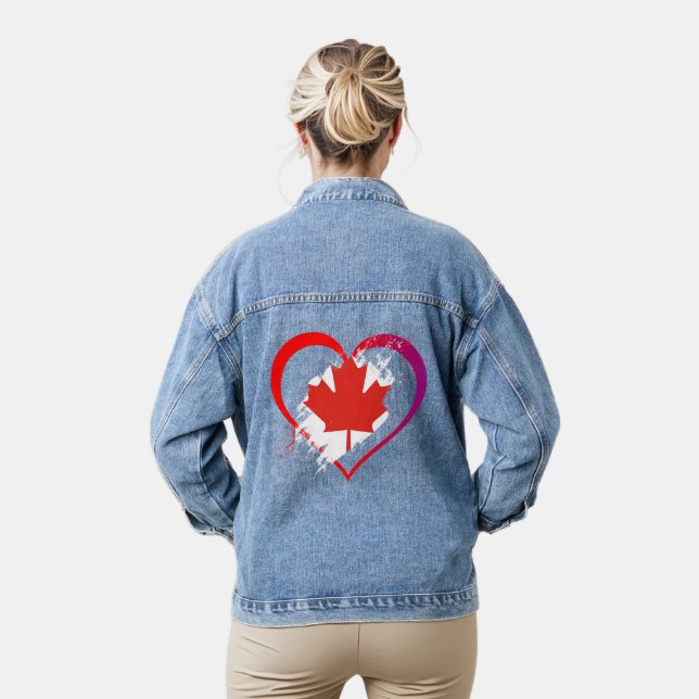Canada Day Denim Jacket Jeansjacke (Modell)