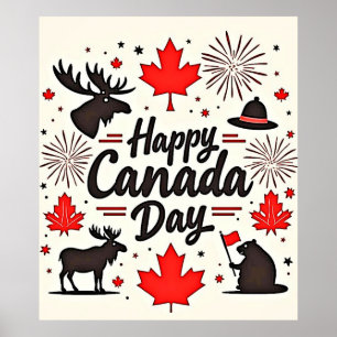Canada Day Fun Vibes Poster