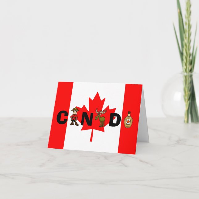 Canada Day Graphics Card Karte (Vorderseite)
