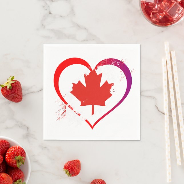 Canada Day Paper Napkins Serviette (Beispiel)