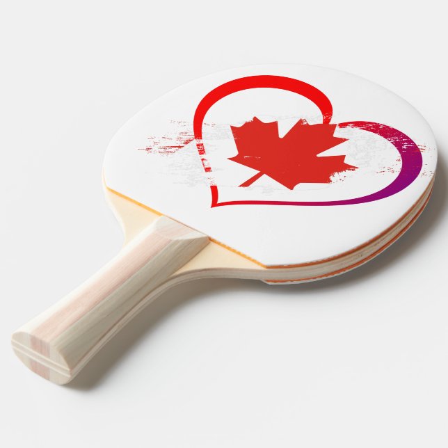 Canada Day Ping Pong Paddle Tischtennis Schläger (Vorderseite)