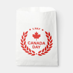Canada Day Wreath Fevor Bags Geschenktütchen