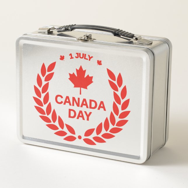 Canada Day Wreath Lunchbox (Vorderseite)