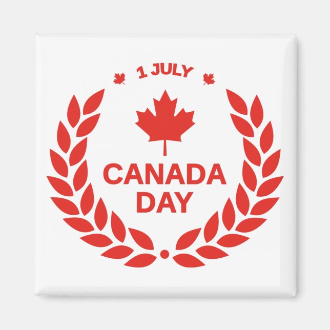 Canada Day Wreath Magnet (Vorne)