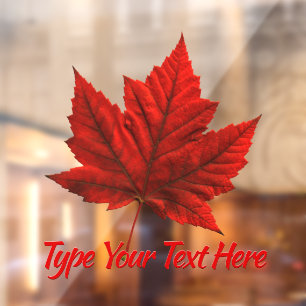 Canada Decal Canada Maple Leaf Window Decal Fensteraufkleber