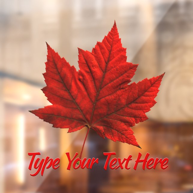 Canada Decal Canada Maple Leaf Window Decal Fensteraufkleber (Blatt 2)