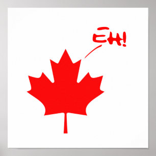 Canada Eh! Funny Canadian Pride Poster