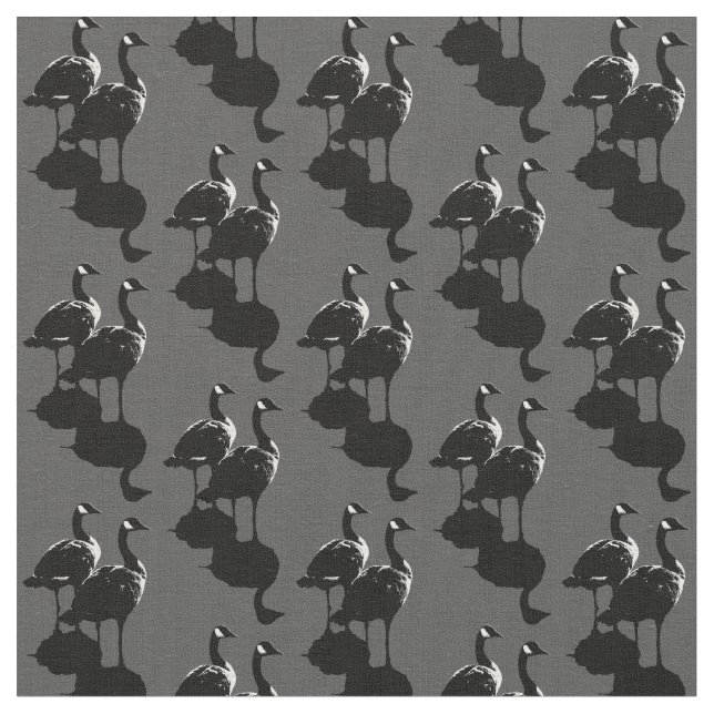 Canada Fabric Canada Goose Fabric Waterfowl Fabric Stoff (Nahaufnahme)