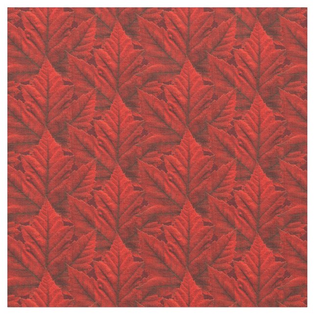 Canada Fabric Canada Maple Leaf Fabric Flag Fabric Stoff (Nahaufnahme)