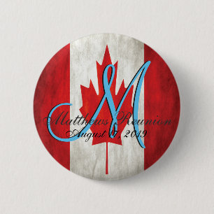Canada Family Wiedersehen Monogram Button