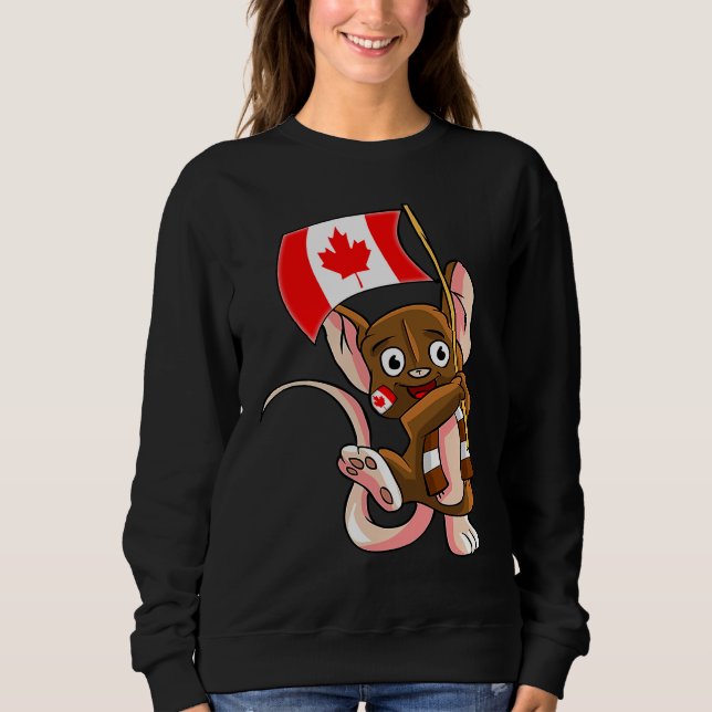 Canada Fan Mouse Sweatshirt (Vorderseite)