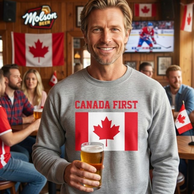 Canada First. Conservative Canada. Sweatshirt (Von Creator hochgeladen)