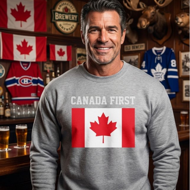 Canada First. Conservative Canada. Sweatshirt (Von Creator hochgeladen)