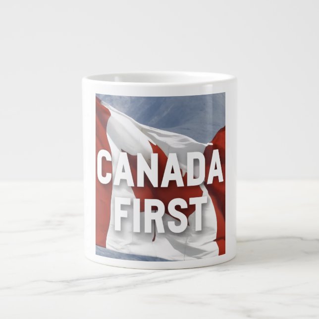 Canada first. Conservative Party Canada  Jumbo-Tasse (Vorderseite)