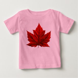 Canada Flag Baby Tooto Canada Baby Bodysuits