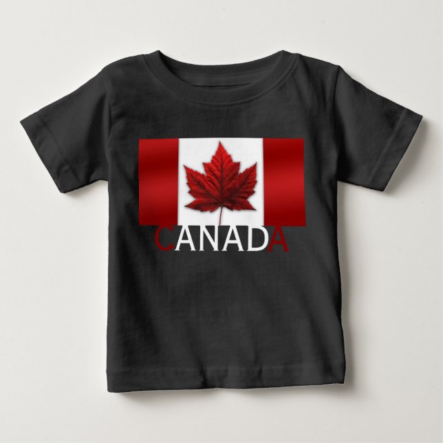 Canada Flag Baby's Hoodie Shirt Canada Souvenirs (Vorderseite)