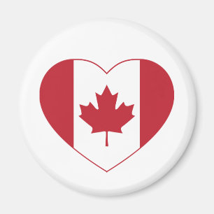 Canada Flag Heart Kühlschrankmagnet Magnet