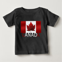 Canada Flag Shirt Baby Canada T - Shirt Anpassbar