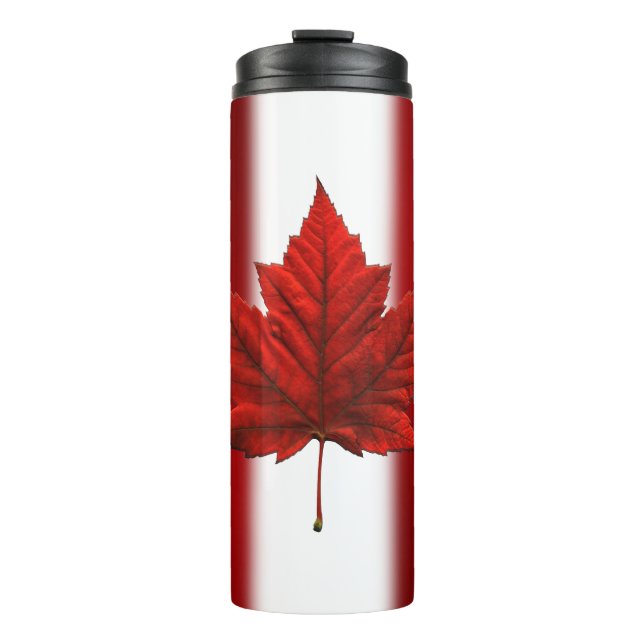Canada Flag Souvenir Tumbler Travel Mug Thermosbecher (Vorderseite)