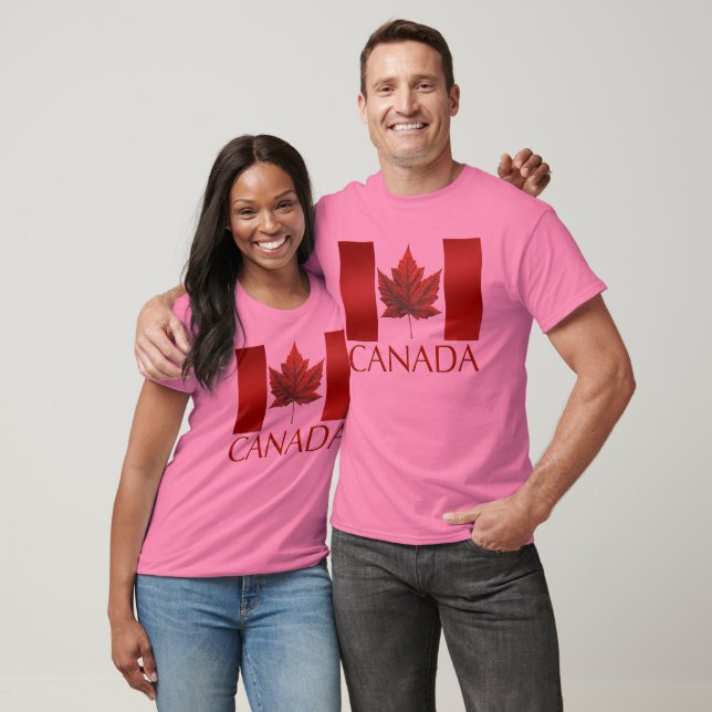 Canada Flag T - Shirt Trendy Shirt Canada Souvenir (Unisex)