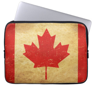 Canada Flag Vintages Design Notebook-Sieb Laptopschutzhülle