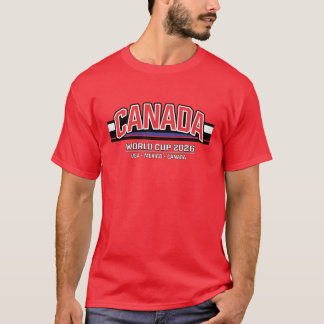 Canada Football Team Supporter - World Cup 2026 T-Shirt