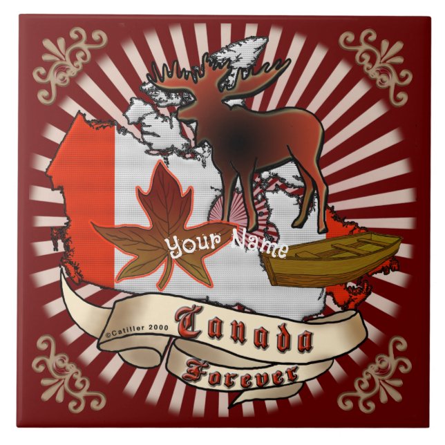 Canada Forever Tile Fliese (Vorderseite)