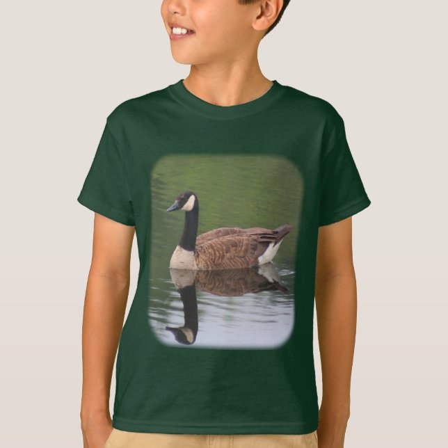 Canada Gänse Reflections Nature Kids T - Shirt (Vorderseite)