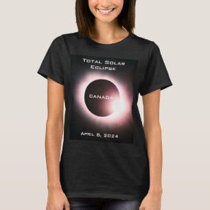 CANADA Gesamte Sonnenfinsternis 8. April 2024 T-Shirt