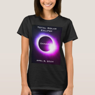 CANADA Gesamte Sonnenfinsternis 8. April 2024 T-Shirt
