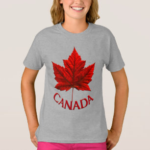 Canada Girl's T - Shirt Custom Canada Shirt