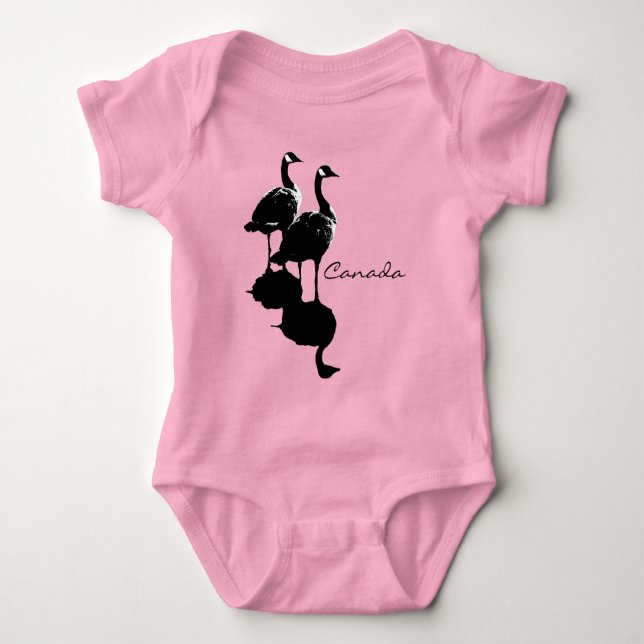 Canada Goose Baby Jumper & Baby Canada Geschenke Strampler (Vorderseite)